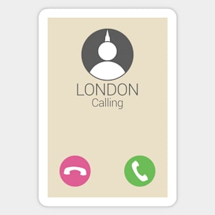 London Calling phone call Magnet